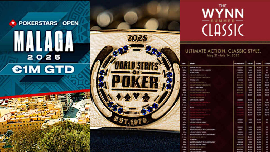 live poker tournaments june 2025