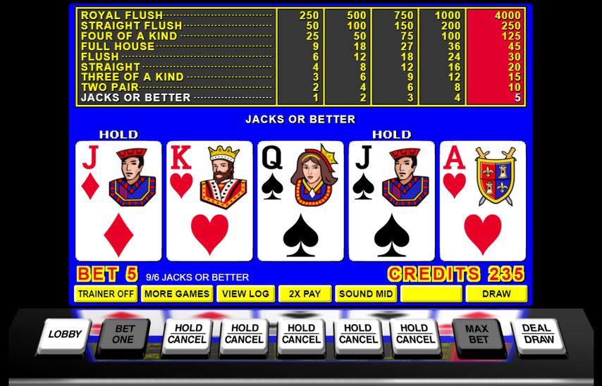 Jacks or Better Video Poker