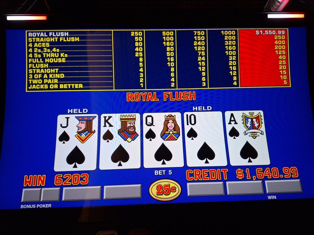 jacks or better royal flush