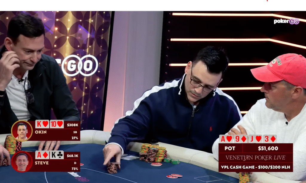 Steve Okin Venetian Poker Live