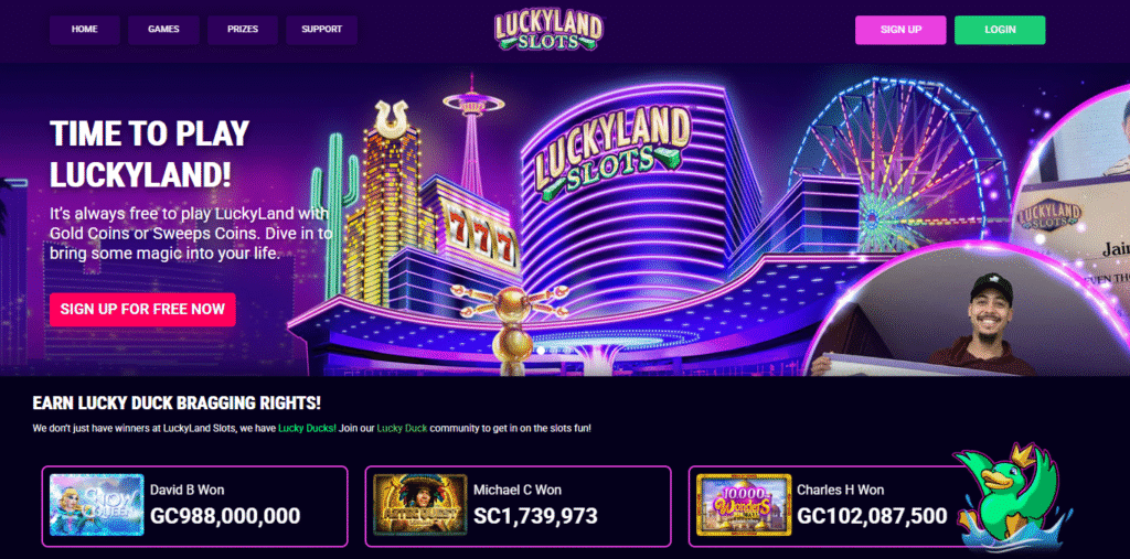 LuckyLand Slots Key Features