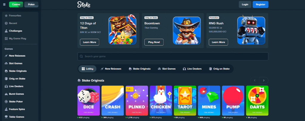 Stake.us Crypto Social Casino – #1. CrownCoins Alternative