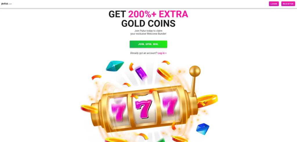 Pulsz Sweepstakes Casino – #2 CrownCoins Alternative