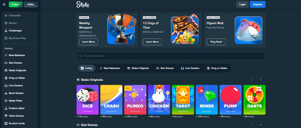 Stake.us Crypto Social Casino – #1. Golden Hearts Games Alternative