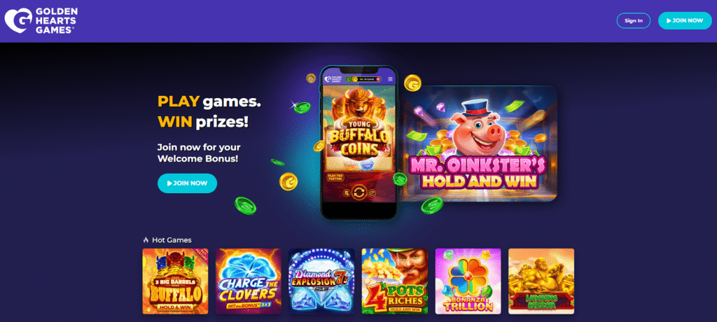 Golden Hearts Games Key Features and Limitations