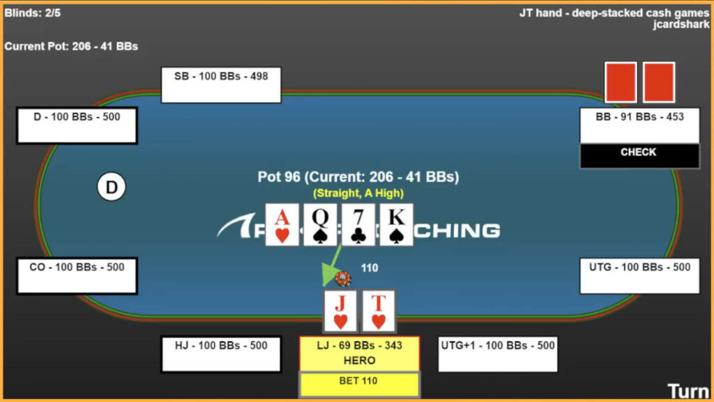 when to continuation bet huge