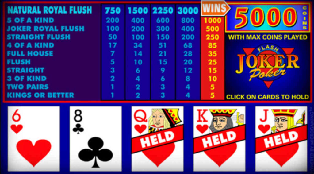 video poker guide for beginners