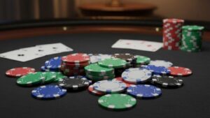 poker chip values, poker chip colors