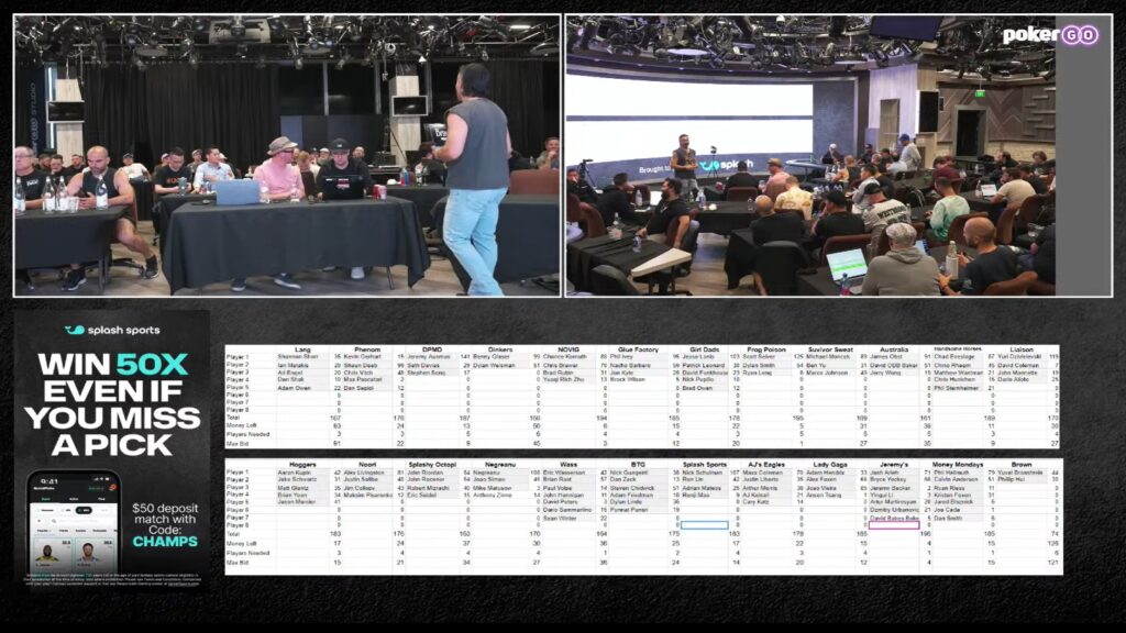 25k fantasy wsop draft