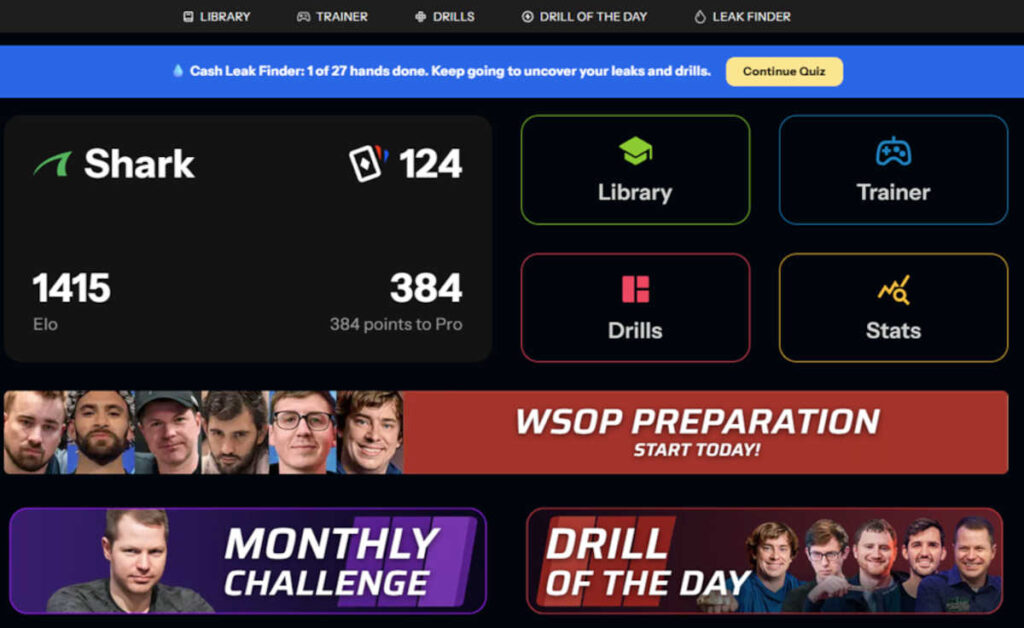 wsop preparation peak gto