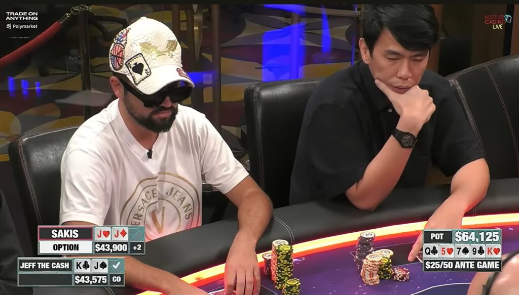 jeff the cash, sakis, hustler casino live, hcl