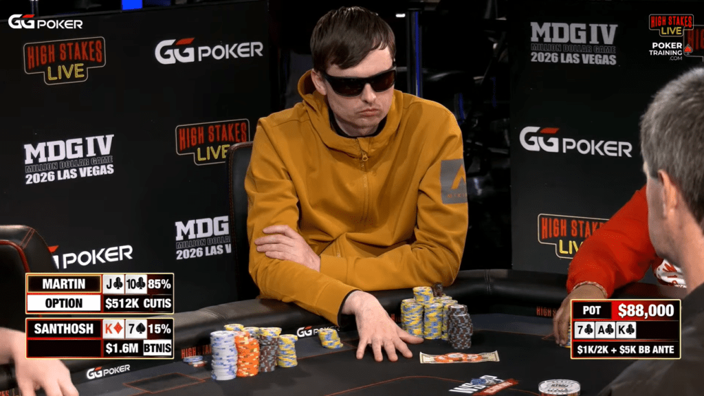 martin kabrhel, shantosh suvarna, hustler casino live, million dollar game