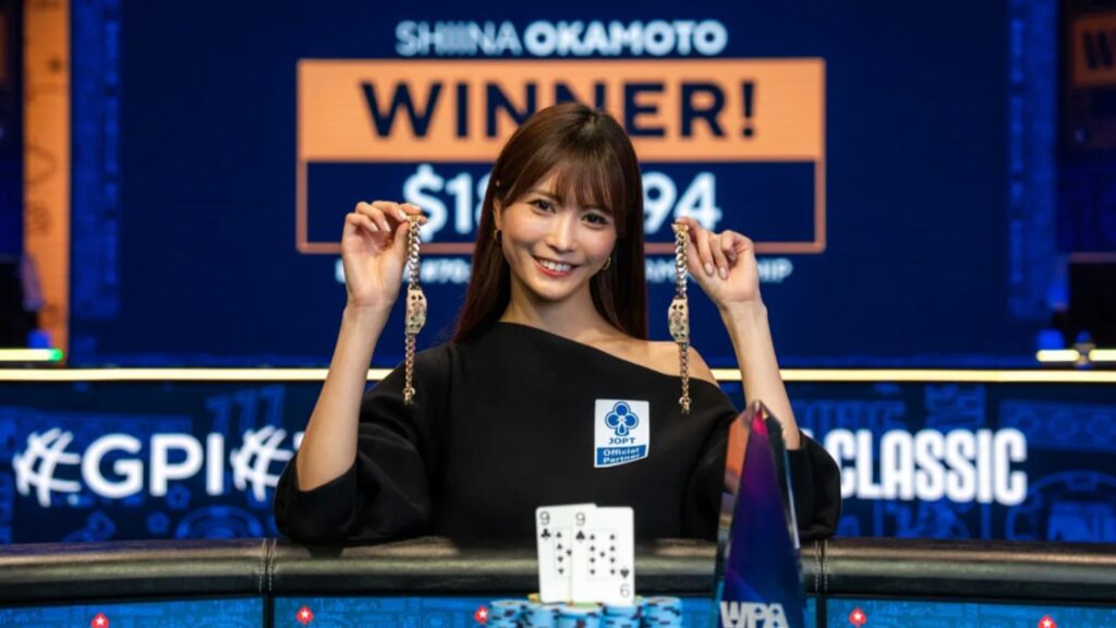 shiina okamoto, wsop, ladies event