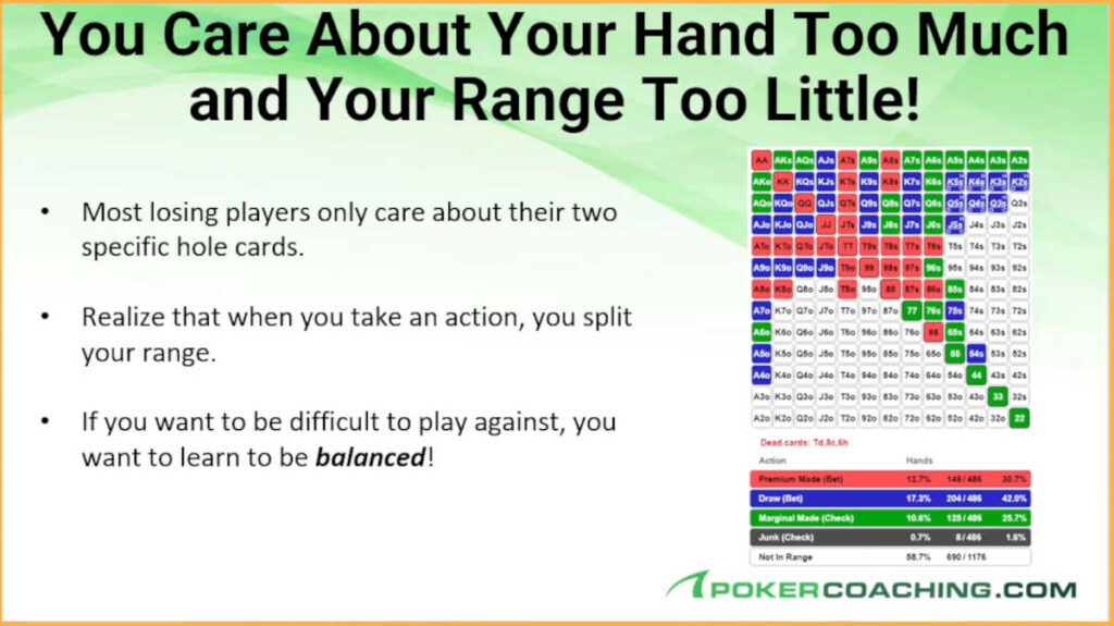 poker mistakes hand vs range