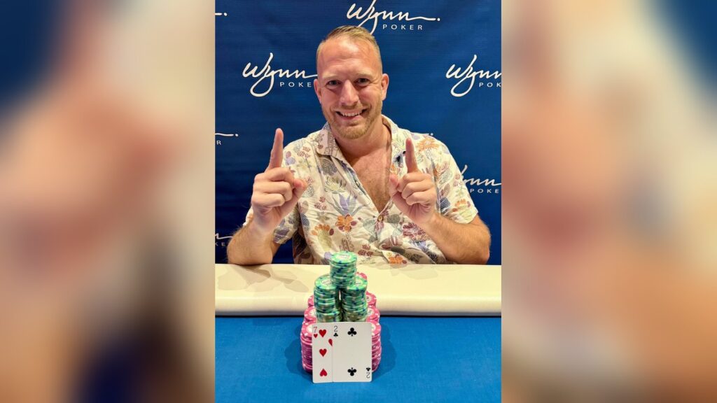 Brandon Rinas winning in Wynn Las Vegas