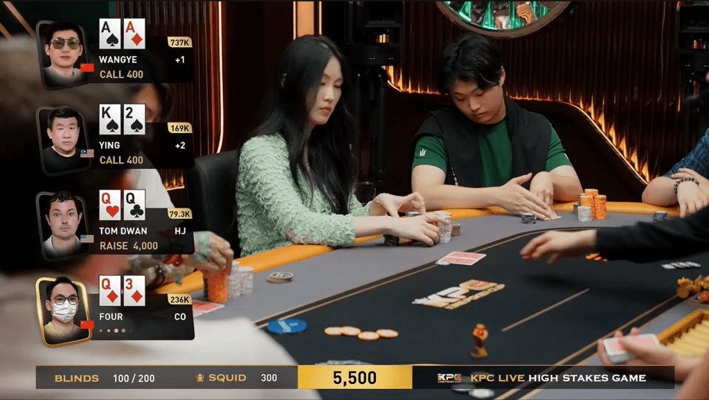 kpc live, tom dwan, wangye