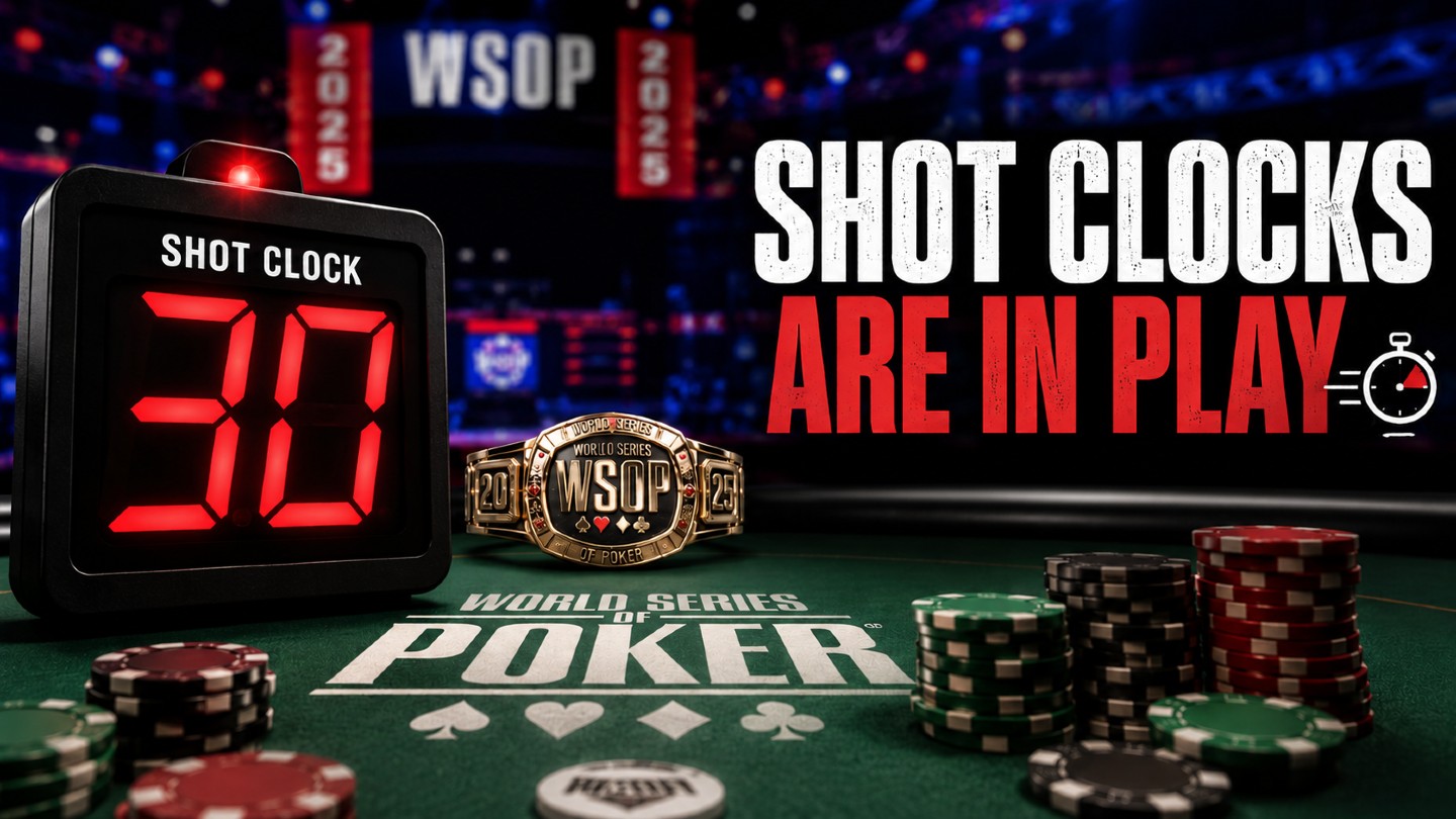 wsop, world series of poker, shot clock