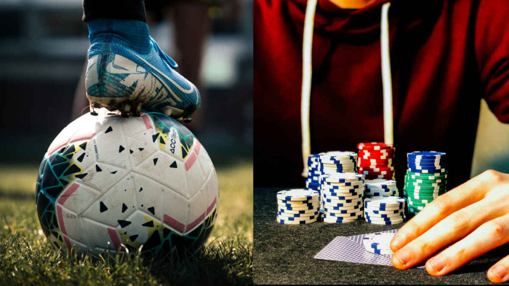 poker and football