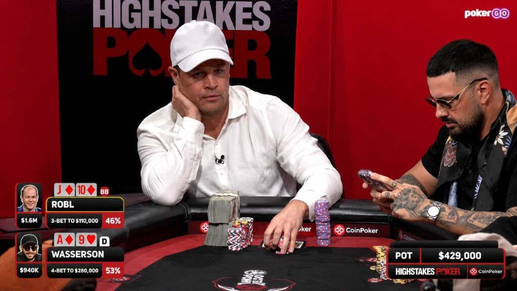 high stakes poker, andrew robl, eric wasserson