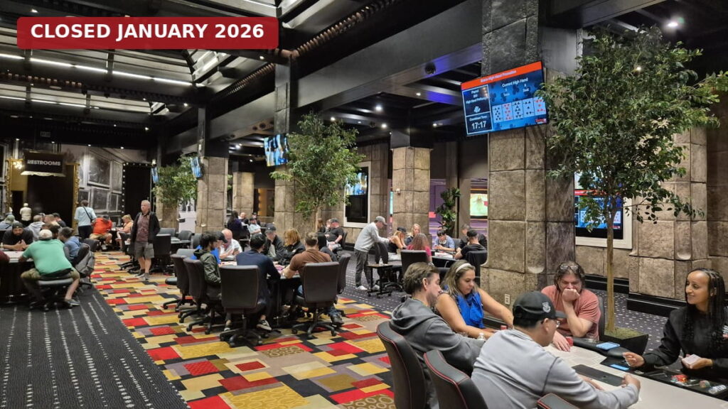 Planet Hollywood Poker Room Closed January 2026
