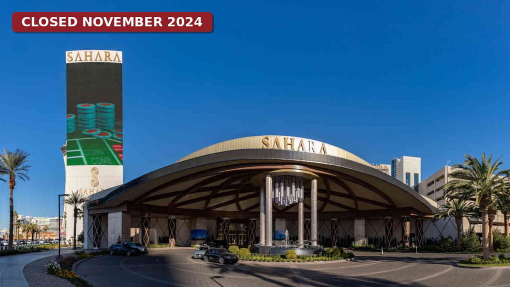 Sahara Poker Room Closed November 2024