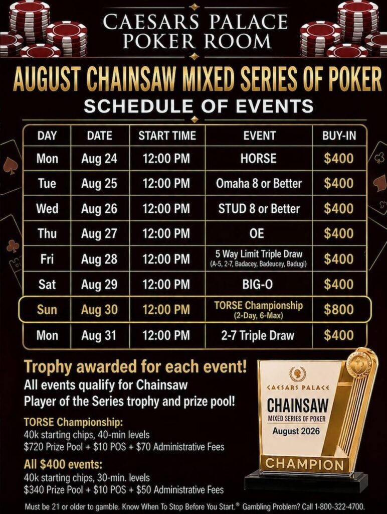 chainsaw-schedule