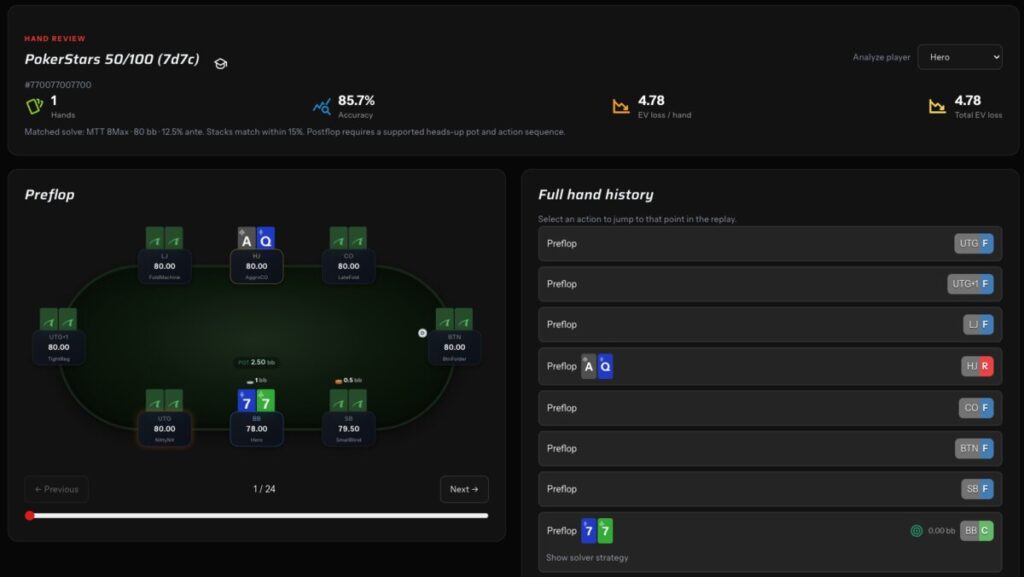 PeakGTO Now Grades Your Own Hands and Lets You Duel Your Friends