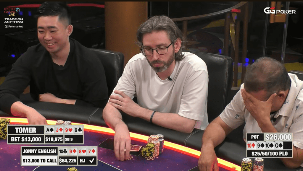 tomer, jonny english, hustler casino live